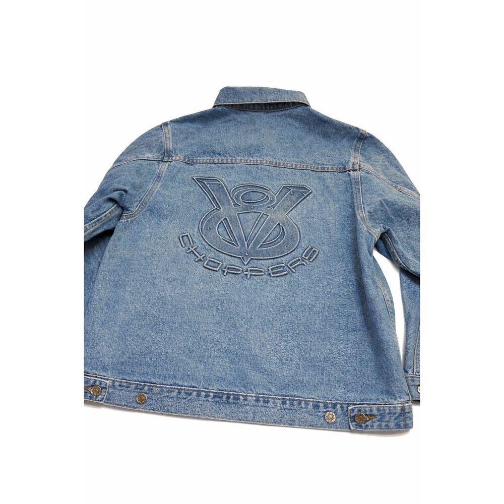 V8 Choppers Denim Jacket Size Medium